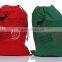 Wholesale Monogrammed Canvas Santa Sack with drawstring