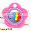 BPA Free EVA Baby Teething Rattle Toy Necklace Pandent Flower Teether