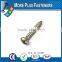 Made in Taiwan Phillips Recessed Oval Countersunk Head Tapping Screw Phillips DIN 7983 C H Stainless Steel A2