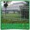 19 x 19 tube metal garden fence white tubular steel fence
