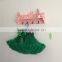 MOQ 1PCS Green Ruffle Skirts