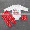 Christmas pajamas name winter clothes sets fashion baby clothes romper