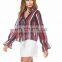 2017 New Fashion Top Seller Sexy Lady Women Chiffon Casual Top