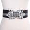 China factory customize wholesale women trendy elastic corset belt with crystal