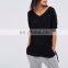 custom fashion printing ladies tight long t-shirts women