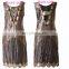 BestDance 1920s Gold Flapper Dress Great Gatsby Charleston 20s Abbey Sequins Costume