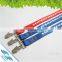 Popular dye sublimation lanyard with various/double hooks, printing custom logo neck lanyards for events