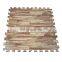 Melors Puzzle Exercise Mat EVA Foam Wood Grain Interlocking Tiles