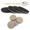 Furniture Sliders 2.5 Inch +7inch  Felt Sliders Furniture Pads for Hardwood Floors and All Hard Surfaces
