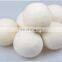 organic 7.5cm 6 pack wool felt dryer balls for laundry