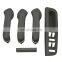 Free Shipping! For VW Golf MK4 Gray Inner Door Grab Handle Cover Switch Bezel Trim 5pcs