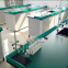 Biochemical Lab Furniture School Lab Workbench Alum-alloy Wood Chemistry Laboratory Table