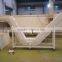 Adjustable inclined with horizontal belt conveyor