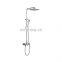 Gaobao single handle wall mount brass chrome shower head mixer faucets