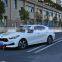 Chrome door visor side window deflector shade sun rain shield silver strips guard for Kia K3 2019