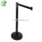 New style belt barrier queue stanchions velvet rope and stand