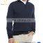Branded 1/4 Zip up Polo Neck Cashmere Plain Knitted Mens Pullover Sweater