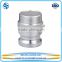 DIN2828 (EN14426-7) camlock quick coupling type F adapter X male thread camlock coupling