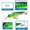11cm 9.5g 10 colors 3D Bionic eyes Saltwater Fish Baits with Treble Hooks  Quivering Minnow Sea Bass  Bait Fishing