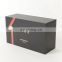 ECO friendly large black luxury gift boxes with double draw paper folding packaging