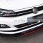 Honghang Factory Sale 4-stage Car Front Bumper Splitter Lip, Bumper Lip Diffuser Spoiler For V.w Polo 2014-2018