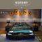 Popular Fashion Wholesale leather bed Modern LED light children bed Cute race car shape baby bed Top-quality