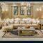 Luxury Royal Antique Classic Living Room Furniture Sectionals Loveseats Set Genuine Leather Sofa Set