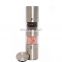 Stainless Steel with Adjustable Ceramic Grinding Mechanism Clear Acrylic Body Salt And Pepper Grinder