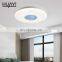 HUAYI Simple Design Remote Dimming Modern Round Surface 24Watt Bedroom Decoration LED Ceiling Light