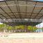 Metal steel structure chicken shed with high strength column frame