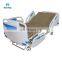 Plastic ABS Siderail Multi-Function Hospital ICU Medical Electric Manual Fowler Bed with 3 Cranks Mute Wheels