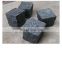 low price China G654 dark grey granite cube stone, granite cobblestone