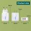 High quality EU US plug 2USB port LED mobile phone charger suitable for iPhone for HUAWEI for xioami