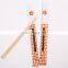 Free Custom printed twin tensoge 21cm 23cm 24cm novel twins naked bamboo chopstick disposable