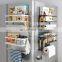 Multifunctional Kitchen storage Magnetic suction punch-free washing machine rack Refrigerator wall storage rack