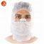 Disposable High Quality Wholesale Colorful Hood Head Cover Astronaut Cap with 3ply Face Mask