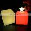 illuminated PE material LED cube seat bar seats lighting cube LED Furniture glowing plastic cube chair