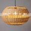 Wicker Rattan Lampshade White Rattan Pendant Lamp Shade wicker ceiling light decor manufacturer