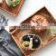Coffee Table Tray with Handle for Drinks Serving, Rattan Woven Tray Wholesale made in Vietnam