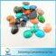 oval colorful epoxy resin stones for clothing