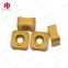 SNMX1206ANN-MM Carbide Milling Insert with Yellow Coated