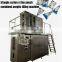 Triangle carton and Fino pouch combined aseptic neutral liquid filling and packing machine for milk, juice