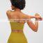 Wholesale Custom Logo In Built Bra Short Style Sports Yoga Wear Crop Fitness Workout Women's Tank Cami Tops