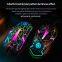 2023 newest G6 wired mechanical mouse luminous edition colorful glow-gaming mouse