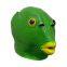 Green Fish Mask Halloween Carnival Animal Theme Party Cosplay Funny Fish Full Head Latex Masks