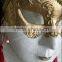 Ceramic Face Pierrot Clown Mask Accent Table LAMP, Art Deco Sad Face Tear RARE!