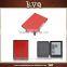 Book style e reader cover folio leather case for kobo aura 6 inch e reader
