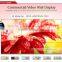 ultra narrow bezel LCD video wall support 1080p digital signage with HDMI