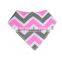 WZ-MS-1915 factory export custom print infant bandana bibs wholesale