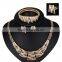 African Fashion 18K Gold Filled Vintage Style Luxury Elegant Design Necklace Sets